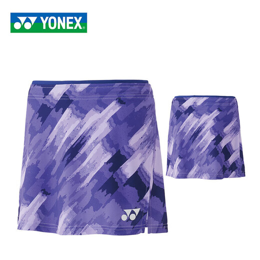 YONEX尤尼克斯羽毛球短袖运动服国家队羽毛球服大赛服男女新款 女半身裙26130CR亮橙（686） M