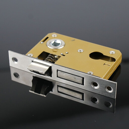 Hasdick Beijing Warehouse Delivery HKCL-32 Stainless Steel Wooden Door Handle Lock Bedroom Safety Door Lock Wooden Door Light Sound Room Door Lock Handle Lock Premium Small 50 Light Sound Lock