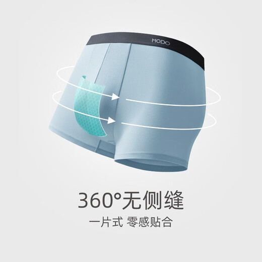 红豆（Hodo）莫代尔内裤男抗菌底裆运动透气大码男士平角裤四季柔软爽滑四角裤 673组合二(莫代尔抑菌款) 3条 XL (175)