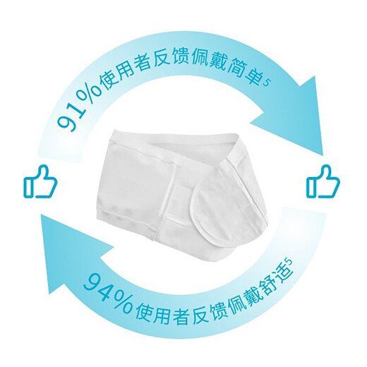 Kanglebao Stoma Breed Brava Accessore Accessory Брюшная эластичная ветряная повязка для воздухозатывающей боковой боковой пояс xl Размер xl (окружность талии 94-106 см) 12006