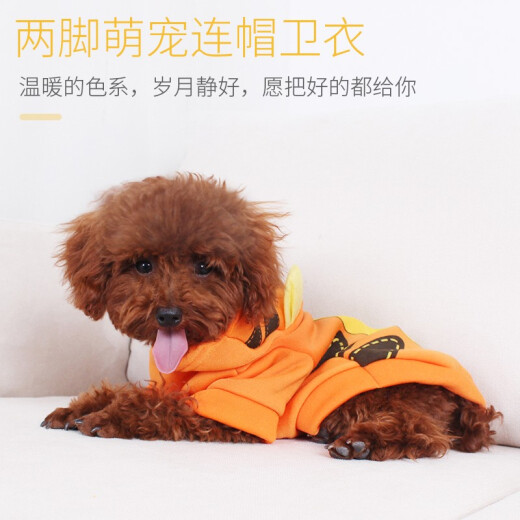 Hanhan Pet Dog Clothes, Cat Clothes, Pet Clothes, Transformation Clothes, Cat Clothes, Small and Medium-sized Dog and Puppy Autumn and Winter Clothes, Little Tiger Model, Size L, Recommended Weight 7-10 Jin [Jin is equal to 0.5 kg]