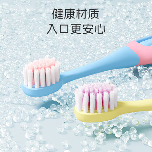 
Dr. Ma Children's Toothbrush 3-6-12-year-old Soft Hair Baby Oral Cleaning Baby Training Toothbrush Soft and Cute Letters 2 Pack