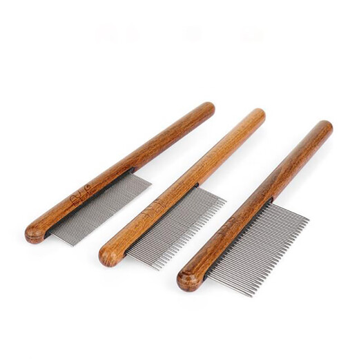 Lanswood cat comb, Ragdoll cat hair comb, dog comb to remove floating hair, long-haired cat flea comb, special combing tool for detangling, hair removal log comb-thinning teeth