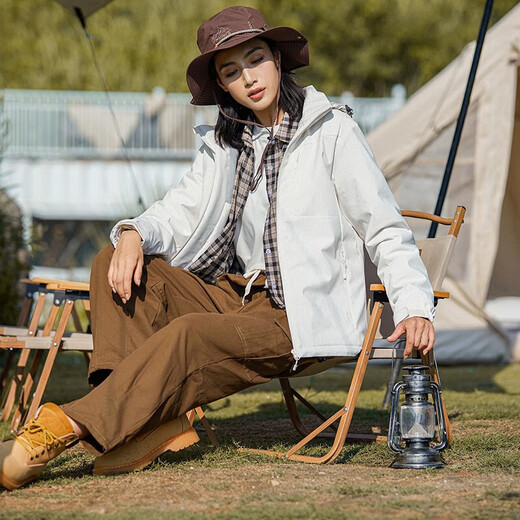 Yalu Plus Chaqueta de terciopelo para mujeres y hombres Versión coreana de una pequeña chaqueta de montañismo a prueba de viento corto y de viento térmico.