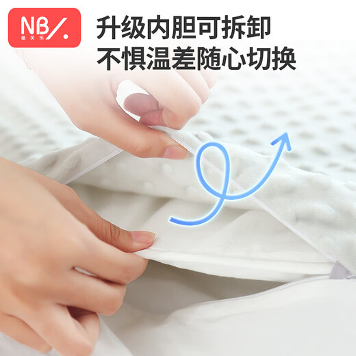 Newbell baby sleeping bag, newborn swaddle, anti-jump quilt, autumn and winter baby anti-kicking quilt, artifact, children's sleeping bag, Penguin, removable liner, recommended 5-24 C