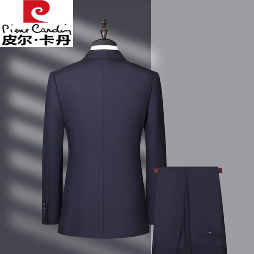 Pierre Cardin worsted wool suit men's high-end middle-aged men's business formal wedding suit Shangqing 170