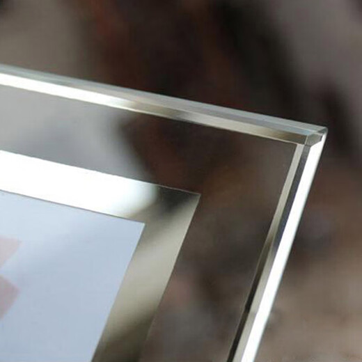 Quatrefoil glass photo frame 8-inch horizontal and vertical frame photo display