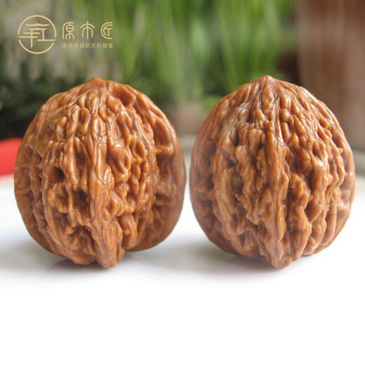 Carpenter [Recommended] Wenhua walnuts and hemp walnuts, hand play walnuts, lion head, diamond pattern official hat, Wang Yong official hat [Girls's small palm] 39-41 Apple Garden