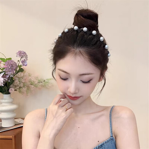 Idel Mermaid Wavy Hairband 2025 New High-End High-Skull Fluffy Texture Toothed Headband Women's Face Wash Headwear F2981 Temperament Hairband 2-piece Set Purple + White