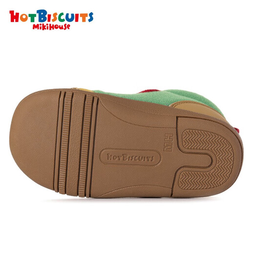 MIKIHOUSE Toddler Cotton Shoes Autumn and Winter Binns Bear Lined Velvet Warm Toddler Shoes Upturned Toe Comfortable HOTBISCUITS Multicolor 13 (Suitable for feet 12.5cm long)