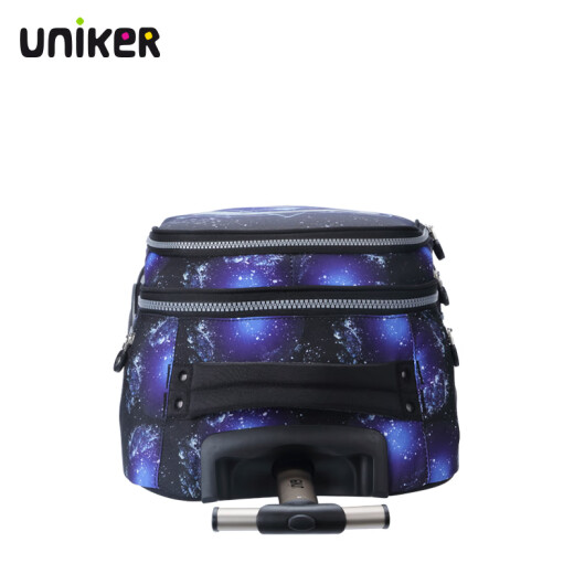 Uniker junior high school students can climb stairs with large wheels, trendy trolley schoolbags, travel bags, women's luggage, men's luggage bags, gift bags, three-body 19082T (cannot be carried on the back)