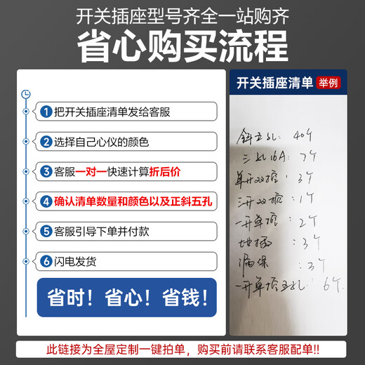 Bull (BULL) switch socket panel 86 type five-hole concealed installation with USB one open dual control multi-control household six-hole high-power wall G list fully equipped - 1 positive five-hole - ivory white