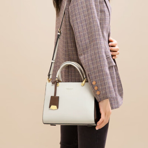 Bolsa de Cnoles (Cnoles) Bolsa Bag Women's Cowhide Ladies lleva una gran capacidad Light Luxury Crossbody Bag Regalo para novia y esposa
