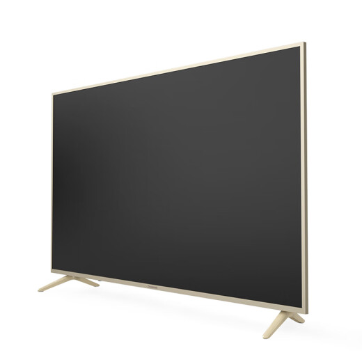 Changhong 55DP20055-inch 32-core artificial intelligence 4K ultra-high definition HDR metal light and thin voice flat-panel LED LCD TV (light gold)