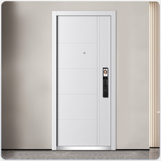 OUDILE (OUDILE) INNERUNGS- UND AUSSER zwei Farben Klasse A Anti-Diebstahl-Tür Eingangstür + Home-Eingangstür Smart Door + Anti-Diebstahl-Fingerabdruckschloss Mutter und Kindertür Mechanischer Schloss 2250*1050