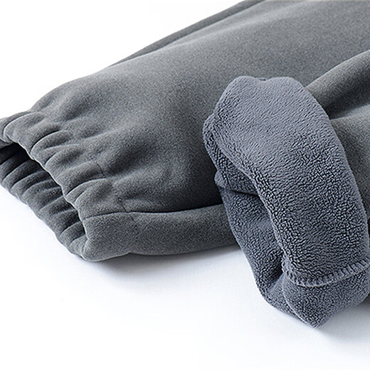 U.S. POLO ASSN. Sports pants plus velvet men's casual pants winter warm men's pants loose sweatpants Paul pants navy blue (flat L