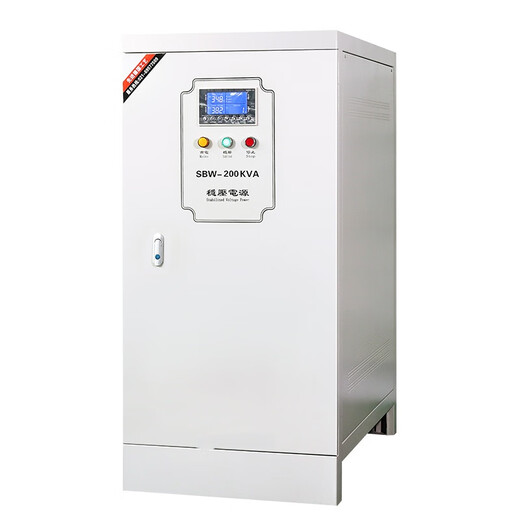 Aoshituo three-phase fully automatic compensated power voltage stabilizer industrial-grade copper column voltage regulator SBW50kVA100kVA300kVA SBW-30KVA/30KW three-phase 380V
