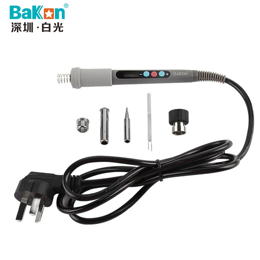 Bakon white light BK936Z electric soldering iron internal heating portable adjustable temperature 60W home repair digital display electric soldering iron set
