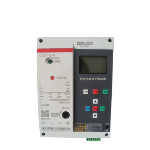德力西电气三相自动重合闸漏电断路器智能过欠压孤岛保护光伏并网 4p 250A