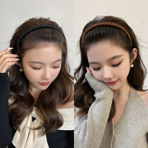 Chimera (CHIMERA) 2 pieces simple and versatile wrapped acrylic headbands for women, Korean version of Internet celebrity thin headbands, outer departure card, birthday gift for girls