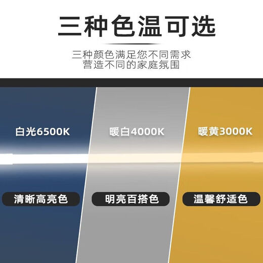 Philips (PHILIPS) T5 three-color old-fashioned fluorescent lamp straight tube grille lamp thin tube TL5 fluorescent lamp (non-LED lamp) T5 three-color 0.86 m 21W warm light/830 1