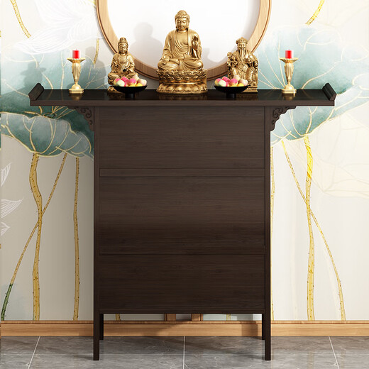 Frau Jius neuer chinesischer Tisch -Tisch -Weihrauch -Weihstofftisch im Wohnzimmer Weihstofftisch in Guan Gong, Gott des Reichtums, Buddha -Statue, Buddha -Tabelle, 688 Modelle 100 Langes Doppel -Tür -Angebotskabinett