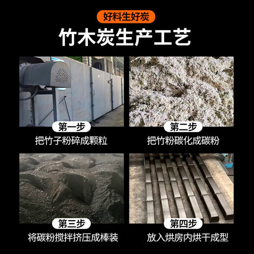 尚烤佳（Suncojia）烧烤炭无烟木炭竹炭长条空心机制烧烤木碳取暖火锅围炉煮茶碳10斤