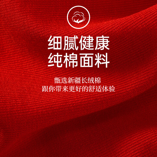 
Seven Wolf Red Briefs Men's Pure Cotton Year Year Underwear Year of Snake Wedding Festive Lucky Briefs Red Men's Shorts Pure Cotton Briefs Boxed 2 3XL (185) (Suggested 145-160Jin [Jin equals 0.5 kg])