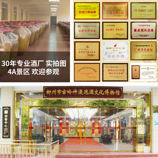 古嶺神酒35度2.5L养生酒药材露酒黄精人参枸杞低度补酒露酒父亲节礼物 35度 2.5L 1瓶 自饮性价比