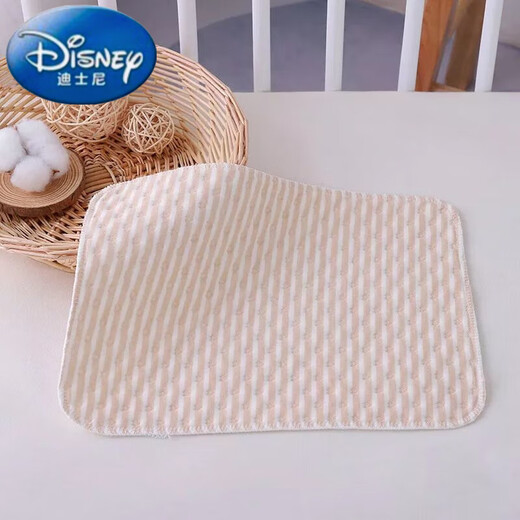 Disney Neugeborene Baby Urin-Trennkissen wasserdicht und atmungsable Farbe Baumwolle Baby Urinpolster kleiner leckdichte Windeln Windeln Bunte Streifen 25*35 Testpaket 1