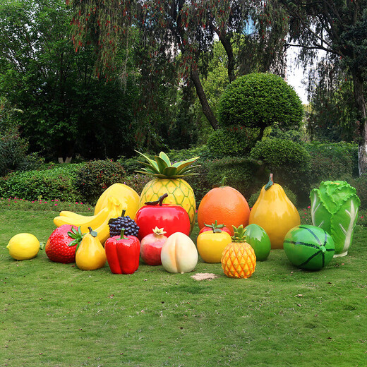 Aoyanlai Fiberglass Fruit and Vegetable Sculpture Ornaments Outdoor Garden Landscape Sketch Villa Farm Outdoor Decoration Cabbage Dingjin