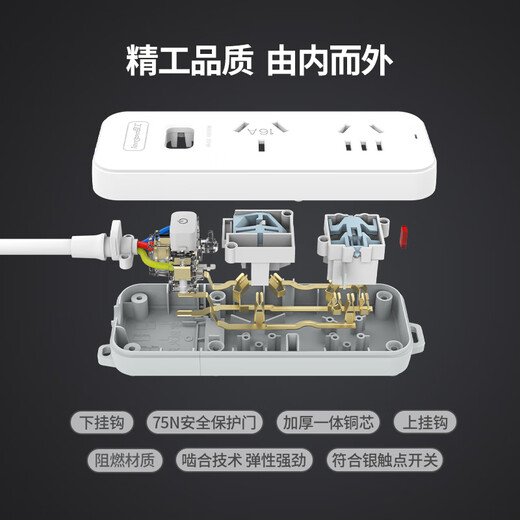 Lengon contient 10a à 16a tête de conversion 3 Position de plug-in 1,8 mètres 16A Prise de climatisation haute puissance 4000W Chauffe-eau du chauffage à huile Plug-in et plug-in de ligne K103B-1.8