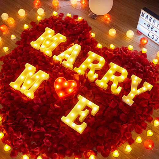 Abaoli LED electronic candle light romantic proposal arrangement decoration creative supplies birthday confession surprise scene props