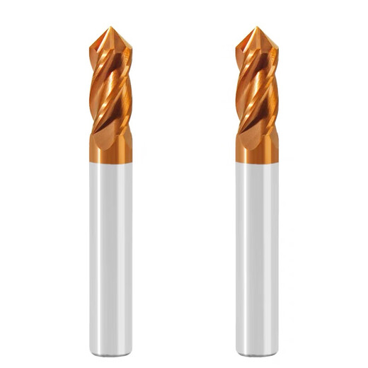 Wolfram-Stahlkammmesser für 4-Blatt-Stahl-Stahl-Spiralnut Scharf und abgenutzt-resistente 60 Grad 90 Grad 120 Integraler Carbid-Endmühle D690D650L Klingenlänge 18
