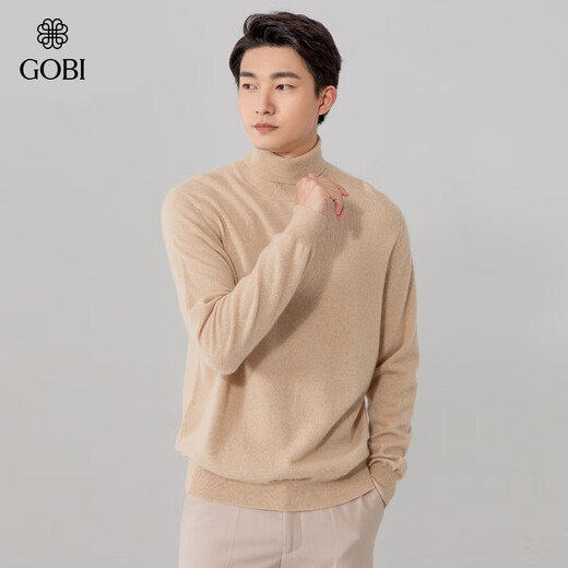 Gobi Gobi Shirt Fashion Business Casual High Neck Long Sleeve Basis Kaschmir-Herrenpullover gestrickt