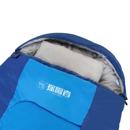 Explorer (TAN XIAN ZHE) sleeping bag adult outdoor winter thickened thermal cotton sleeping bag spring and autumn indoor camping lunch break dirty sleeping bag 2.3KG