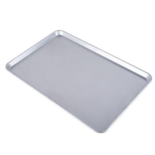 Chuang Fei Niao commercial oven pure aluminum baking pan rectangular 60*40 baking oven baking pan mold pizza bread tray 0.8 thick 60*40*3 pure aluminum baking pan weight 1.8Jin Jin equals 0.5kg