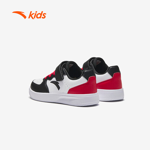 Anta children's sports shoes boys' Velcro campus white shoes low-cut sneakers A12449988