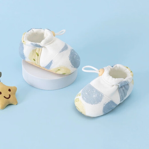 Kaninchen Big Wen Babyschuhe 0-6-12 Monate bis 1 Jahre alte Frühlings- und Sommer-Vier-Jahreszeiten-Stil für Männer und Frauen Kleinkinder und weiche Sohlen, bevor Kleinkinder das lächelende Gesicht blau fallen (vier Jahreszeiten) 12 cm in der Länge (vorgeschlagen 0-12 Monate).