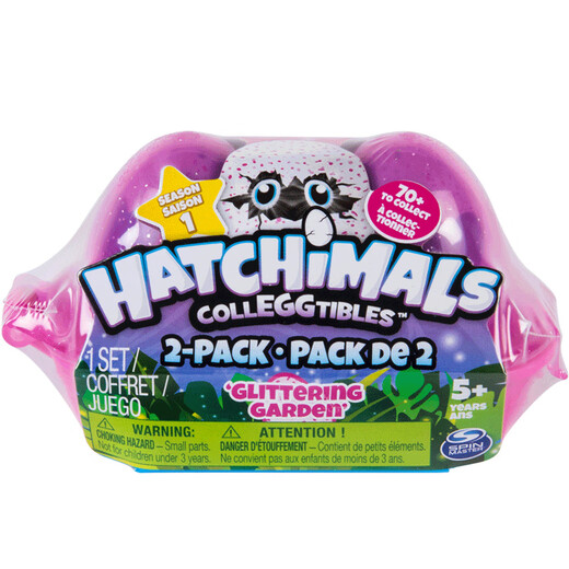 
[70% new] Hachi MINI magic eggs HATCHIMALS collection hatch eggs children educational toys girls play house toys creative blind box gift egg grid 2 pack