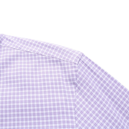 雅戈尔衬衫男秋冬季青年男休闲正装长袖衬衫VLBN119853KBA紫色格纹43