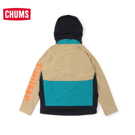 CHUMS洽洽鸟 潮牌户外春夏新品快干弹力外套轻量软壳夹克CH04-1343 灰色G001 L