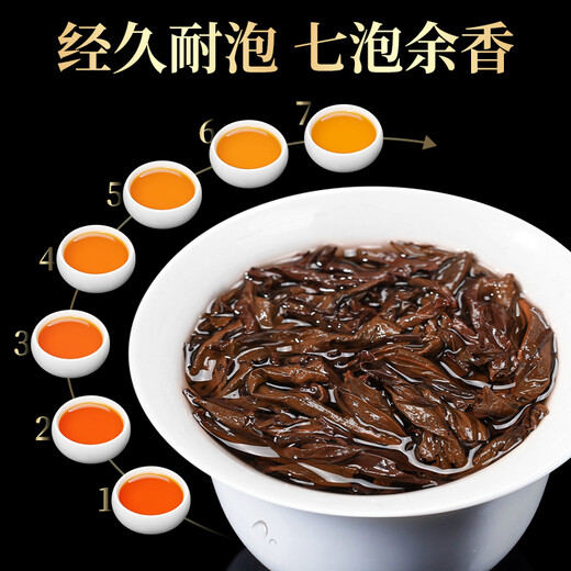 Yiye xiangpiao dahongpao té 2025 té nuevo fujian gaoshan té té fuerte sabor para hornear sabor pequeño sabor para hornear paquete de sabor para hornear 250g/8g*32 paquete