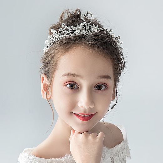 Bai Qixin's birthday crown headdress, eighteen-year-old coming-of-age ceremony, certificate and proposal, children's performance headband, high-end hair accessories, swan crown