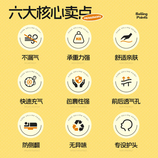 梦多福汽车载婴儿童宝宝高铁睡觉神器车上内用后排座带娃充气旅行睡床垫 【护头防侧翻款】贈安全带+打气筒+收纳袋 宝宝可折叠充气垫汽车火车飞机多用