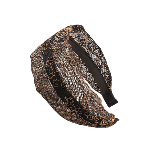 Biyun middle-aged and elderly hairbands to cover white hair for women, versatile wide-brimmed hairpins, ultra-wide headbands, hairbands for women, 2024 new headwear, rose silver gray F0012