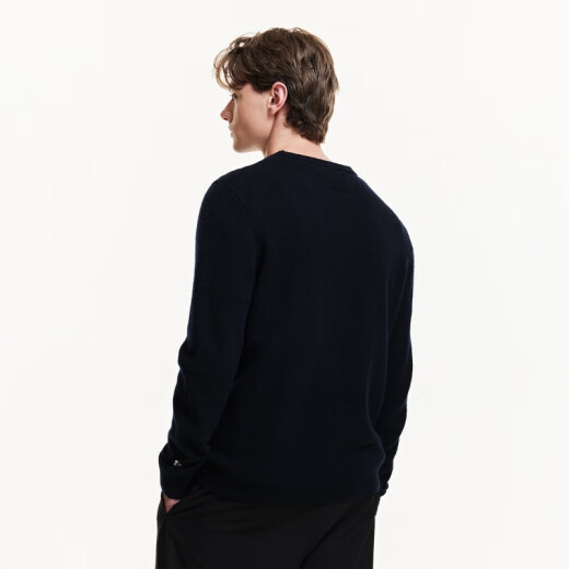 Jack Jones (Jack/Jones) Men's Autumn and Winter New Fashion Versátil Versátil Cárdigan Cardigan Sweater Knited Knited Sweater Jinglu Style Sweater Men's Base Mass E39 Hidden Blue L 180