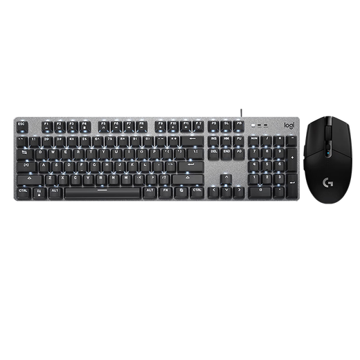 罗技（Logitech）G304无线鼠标 电竞游戏鼠标 K845有线键盘 机械键盘 键鼠套装 游戏键盘鼠标套装 G304黑色+K845青轴+鼠标垫