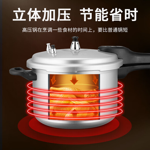 Hemisphere pressure cooker household gas induction cooker universal pressure cooker mini explosion-proof safety pressure cooker large capacity 5L 2-4 people + gas model 22cm 5L