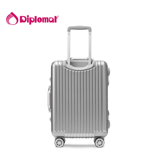 Diplomat Diplomat Aluminium Rahmen Koffer großer Kapazität 25-Zoll-Trolley-Hülle Starlight Männer und Frauen Passwort Koffer TC-9033